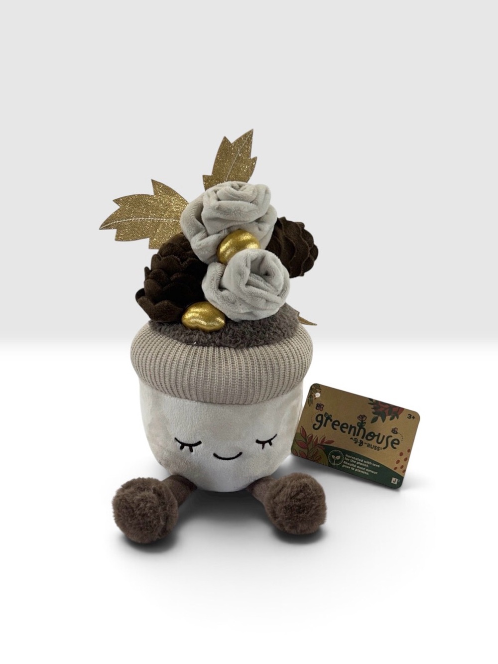 Russ Chai Fall Plush NWT - Greenhouse by Russ - 8” No Cancels
